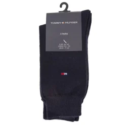Chaussettes coton lot de 3 avec logo Homme TOMMY HILFIGER
