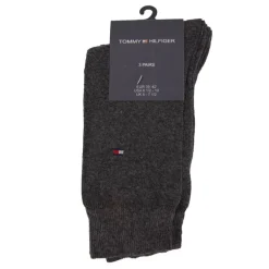 Chaussettes coton lot de 3 avec logo Homme TOMMY HILFIGER