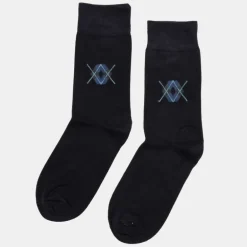 Chaussettes couleur unie à motif argyle Homme TORRENTE