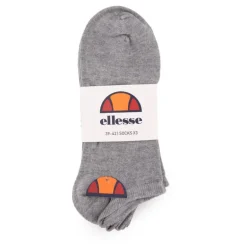 Chaussettes courtes imprimé logo coloré x3 Homme ELLESSE