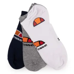 Chaussettes courtes imprimé logo coloré x3 Homme ELLESSE