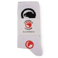 Chaussettes de tennis label lot de 3 Mixte COMPAGNIE DE CALIFORNIE