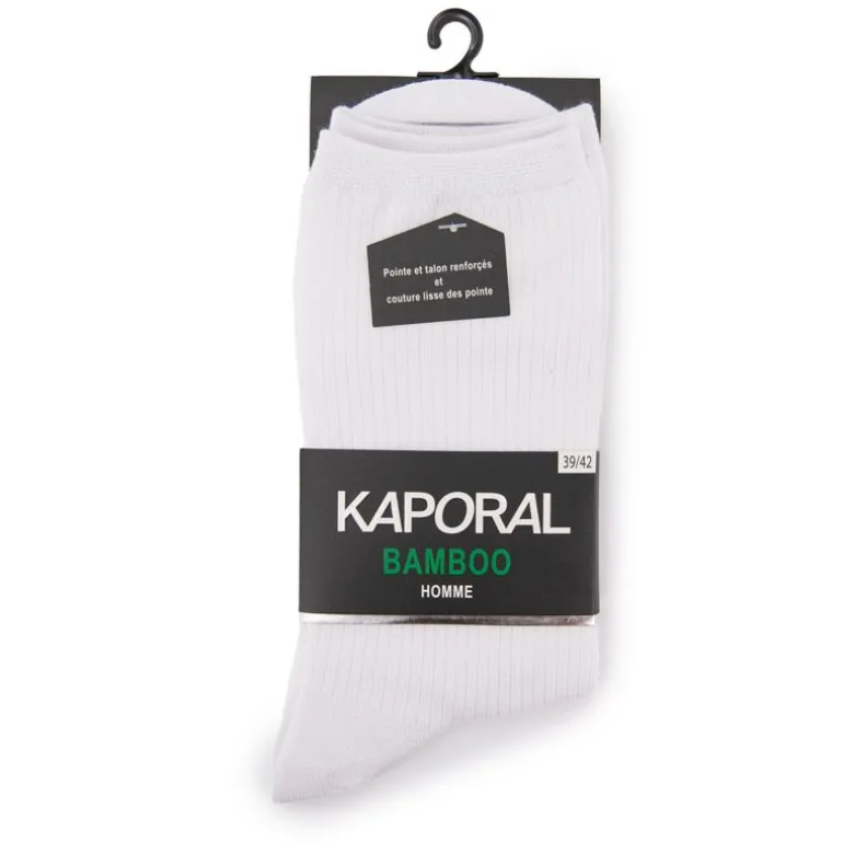 Chaussettes hautes en bamboo Homme KAPORAL