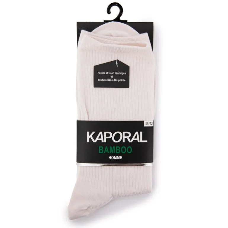 Chaussettes hautes en bamboo Homme KAPORAL