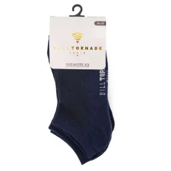 Chaussettes socquettes x3 uni Homme BILL TORNADE