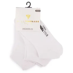 Chaussettes socquettes x3 uni Homme BILL TORNADE