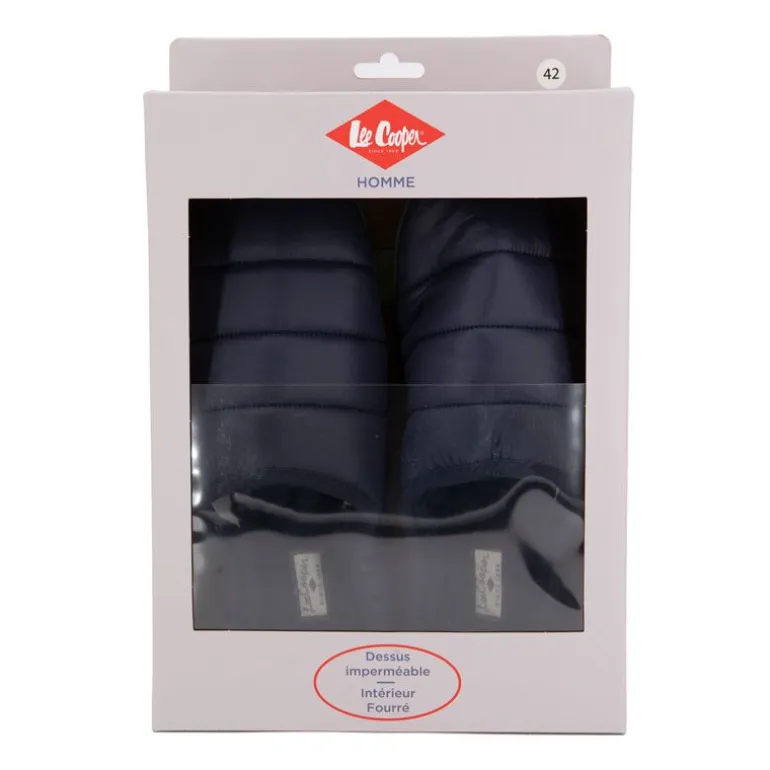 Chausson matelassé doublé fausse fourrure Oceano Homme LEE COOPER