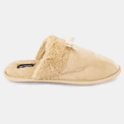 Chaussons fausse fourrure noeud Carmeline Femme LES PETITES...PARIS