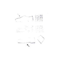 Chaussons polaire confort à carreaux dégradés de marron Homme BONADONA