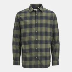 Chemise à carreaux Joshua slim fit col boutonné Homme JACK & JONES