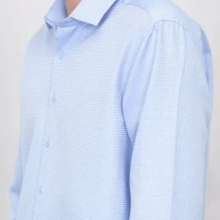 Chemise à petits carreaux en coton Homme BILL TORNADE