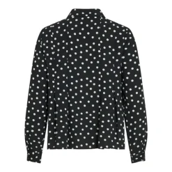 Chemise à pois rasha black beauty fluide Femme VILA
