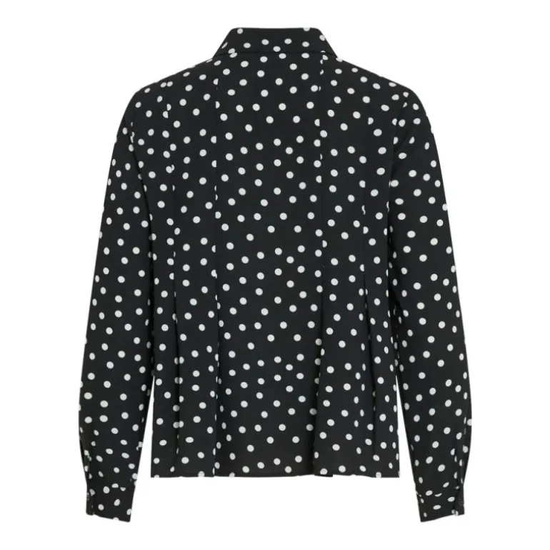 Chemise à pois rasha black beauty fluide Femme VILA