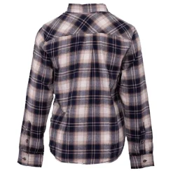 Chemise Austin de couleur beige à motif carreaux Femme AMERICAN PEOPLE