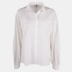 Chemise blanche regular 100% coton Femme TOMMY HILFIGER