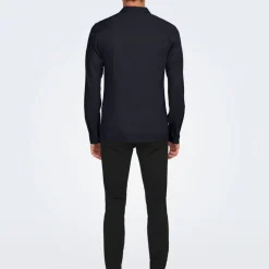 Chemise classique robin coton slim fit Homme ONLY AND SONS