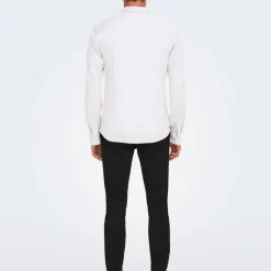 Chemise classique robin coton slim fit Homme ONLY AND SONS