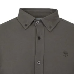 Chemise classique tissu chiné en coton Homme BILL TORNADE