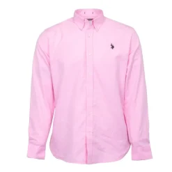 Chemise classique tissu chiné evan Homme US POLO