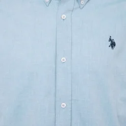 Chemise classique tissu chiné evan Homme US POLO