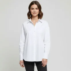 Chemise coton soregon bright white Femme ONLY