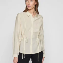 Chemise couleur unie dogma birch regular Femme VILA