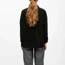 Chemise côtelé velours avec boutons clodette black Femme DEELUXE 74