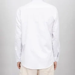 Chemise de ville oxford blanche en coton Homme BILL TORNADE