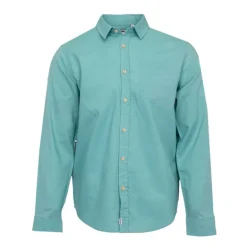 Chemise en lin coton couleur unie Homme DEELUXE 74
