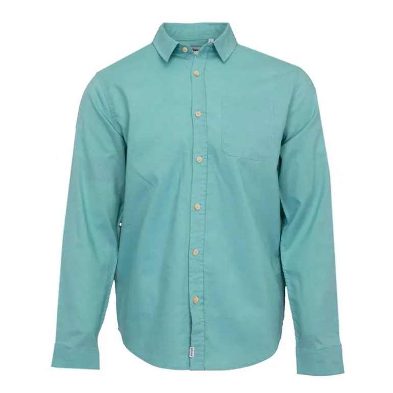 Chemise en lin coton couleur unie Homme DEELUXE 74