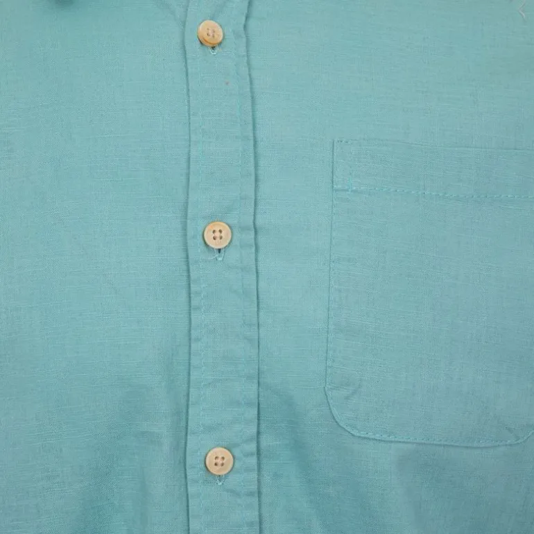 Chemise en lin coton couleur unie Homme DEELUXE 74