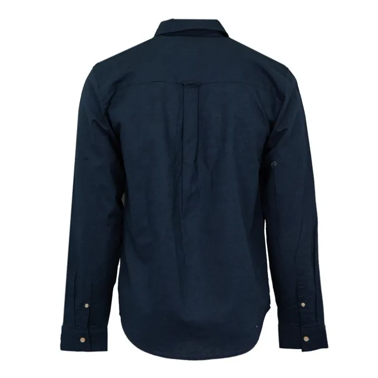 Chemise en lin coton couleur unie Homme DEELUXE 74