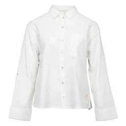 Chemise en lin orana avec coeur brodé jaune Femme DEELUXE 74