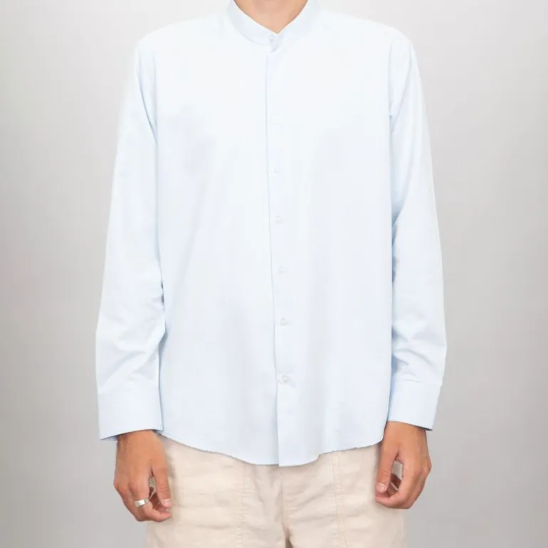 Chemise estivale coton col mao Homme BILL TORNADE