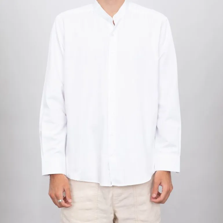 Chemise estivale coton col mao Homme BILL TORNADE