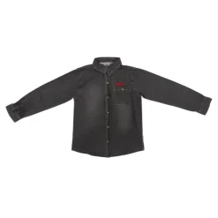 Chemise jean denim gris foncé Enfant LEE COOPER