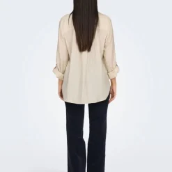 Chemise manches 3/4 Lauren lin 15347163 Femme JDY