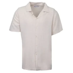 Chemise manches courtes lin mélangé Homme PANAME BROTHERS