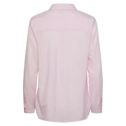 Chemise manches longues à rayures Femme PIECES