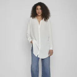 Chemise mi longue Lucy snow white Femme VILA