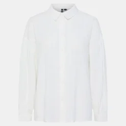 Chemise muna cashmere blue à rayures Femme PIECES