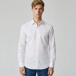 Chemise unie black umb001 reg Homme UMBERTO