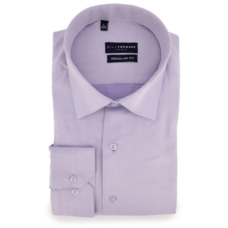 Chemise unie col 15 regular fit Homme BILL TORNADE