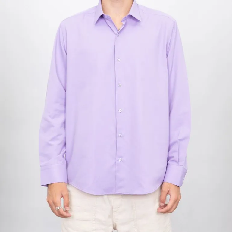 Chemise unie coton classique Homme BILL TORNADE