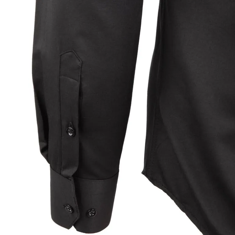 Chemise unie manches longues regular Homme BILL TORNADE