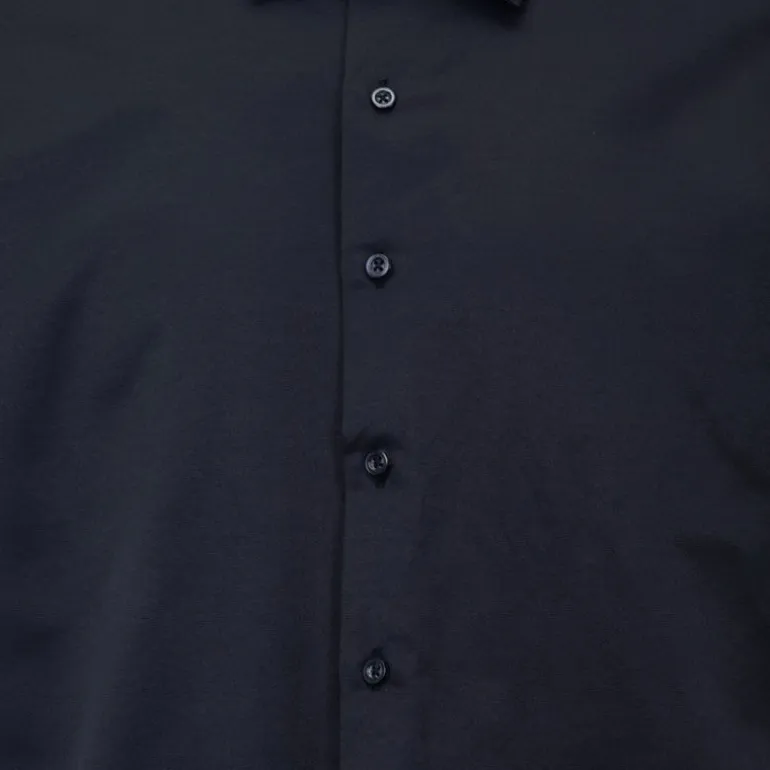 Chemise unie mc regular noire bill302 Homme BILL TORNADE