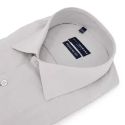 Chemise unie regular fit coton aspect lin Homme BILL TORNADE