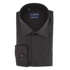 Chemise unie regular fit coton aspect lin Homme BILL TORNADE