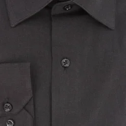 Chemise unie regular fit coton aspect lin Homme BILL TORNADE