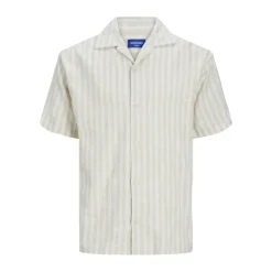 Chemisette cabana à rayures tissu sergé Homme JACK & JONES